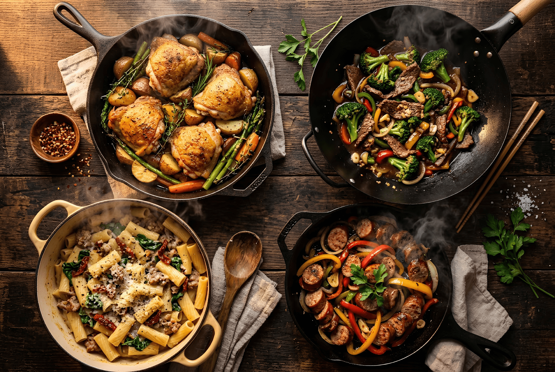 quick one pan dinner ideas